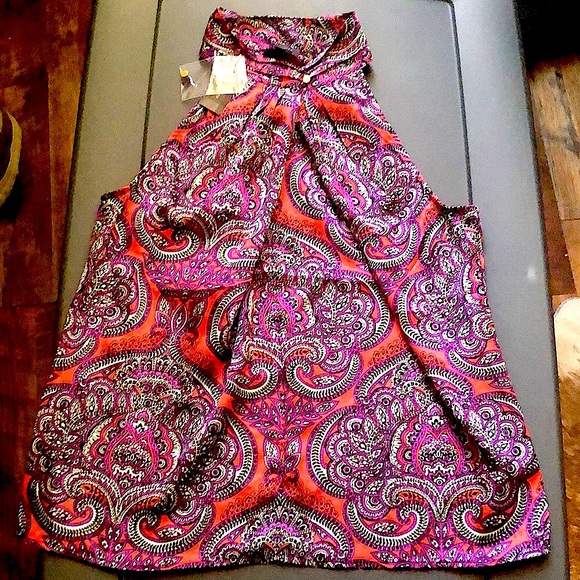 The Limited Paisley halter top - Picture 3 of 8